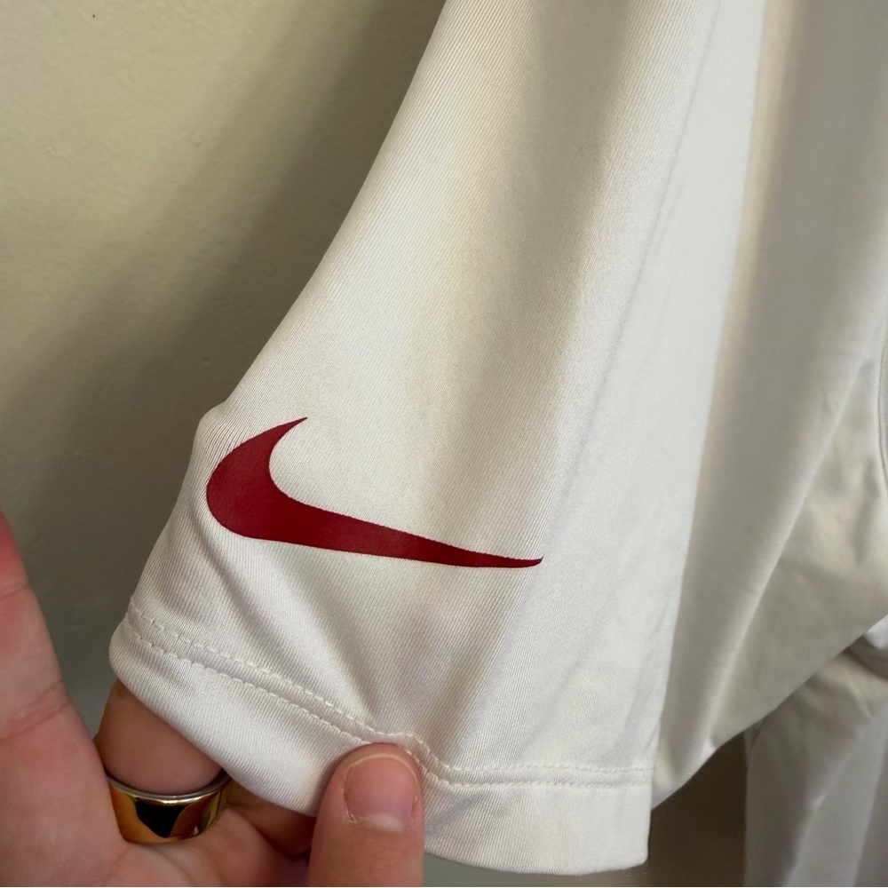 NWOT NFL Nike Arizona Cardinals Dri Fit Vapor Polo Shirt XXL Red Stripe Football - Picture 8 of 8